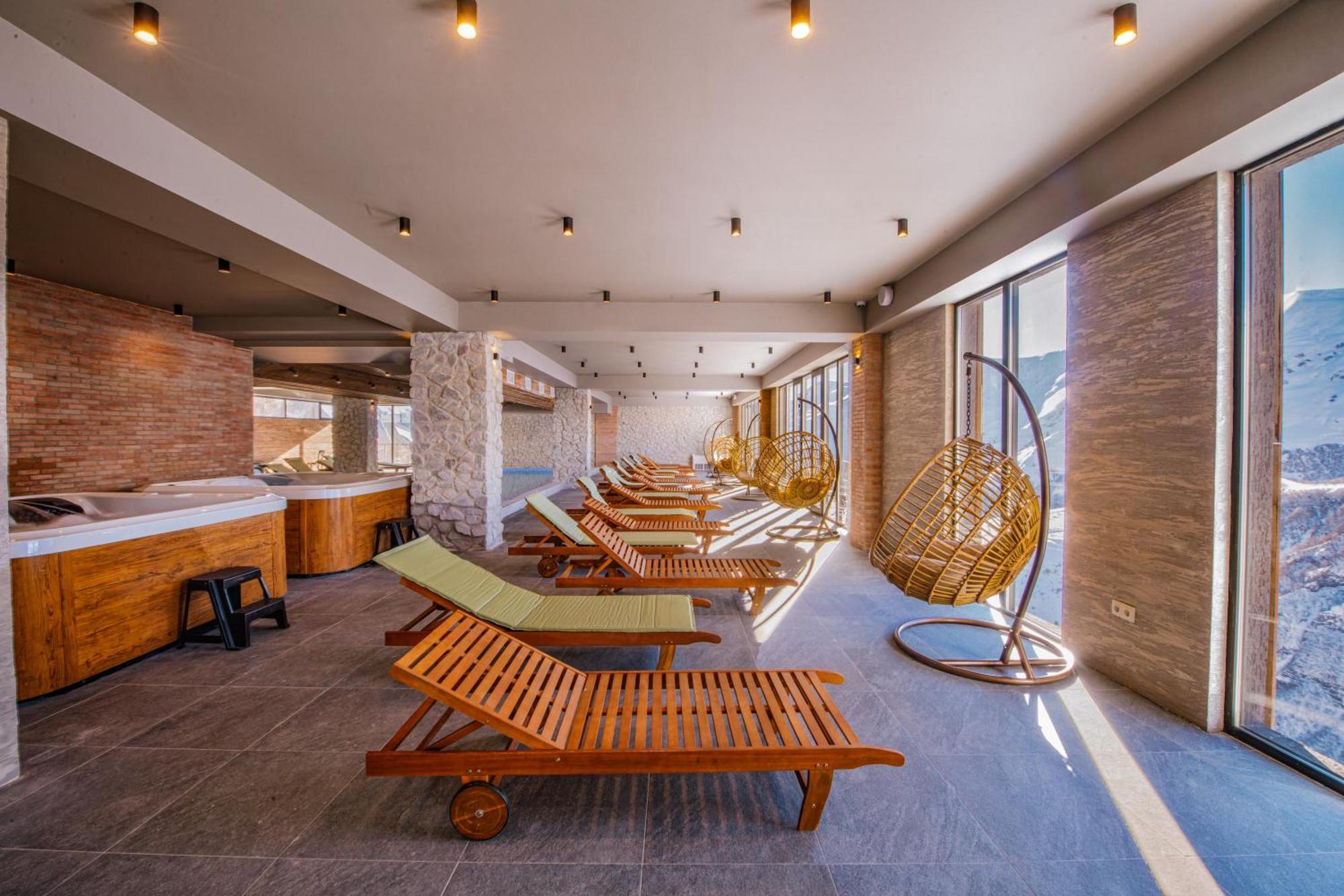 Gudauri Inn المظهر الخارجي الصورة Spa at the hotel